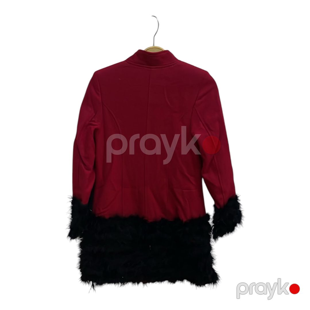 Fəsillərarası palto qızlar üçün 2796193, qırmızı, poliester, ölçü 9-10 yaş — Mallar, Bakı (3)