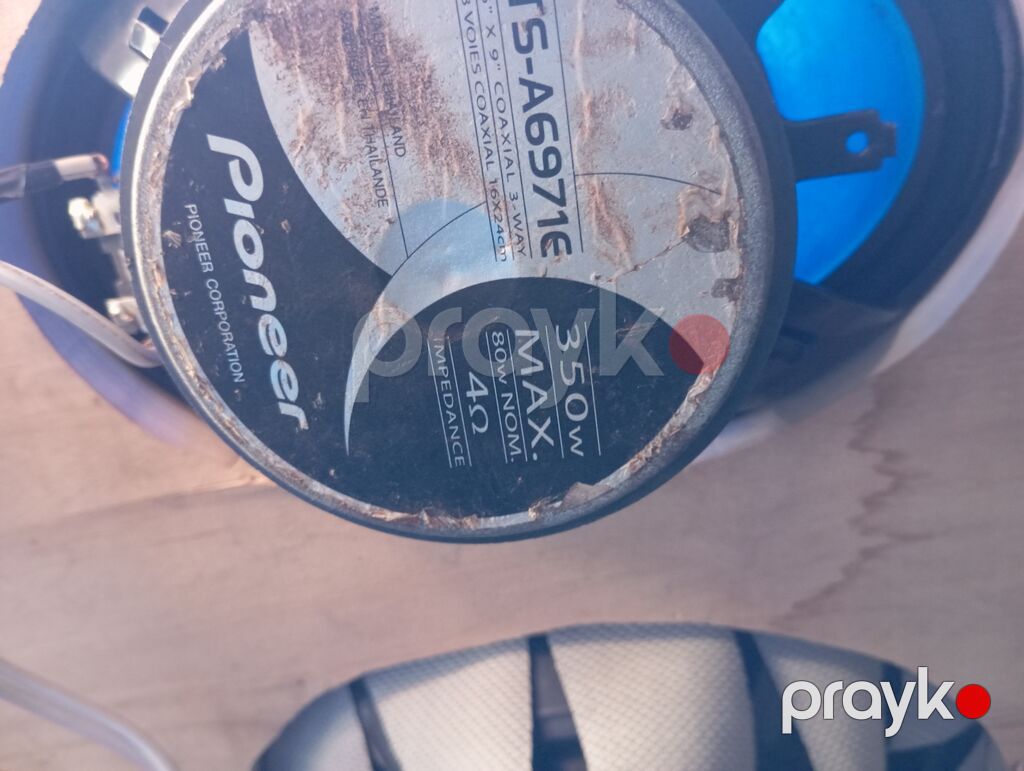 Pioneer TS-A6971E salam heç bir problemi yoxdur işlək vəziyyətdədi — Avtomobil akustikası, Bərdə (4)