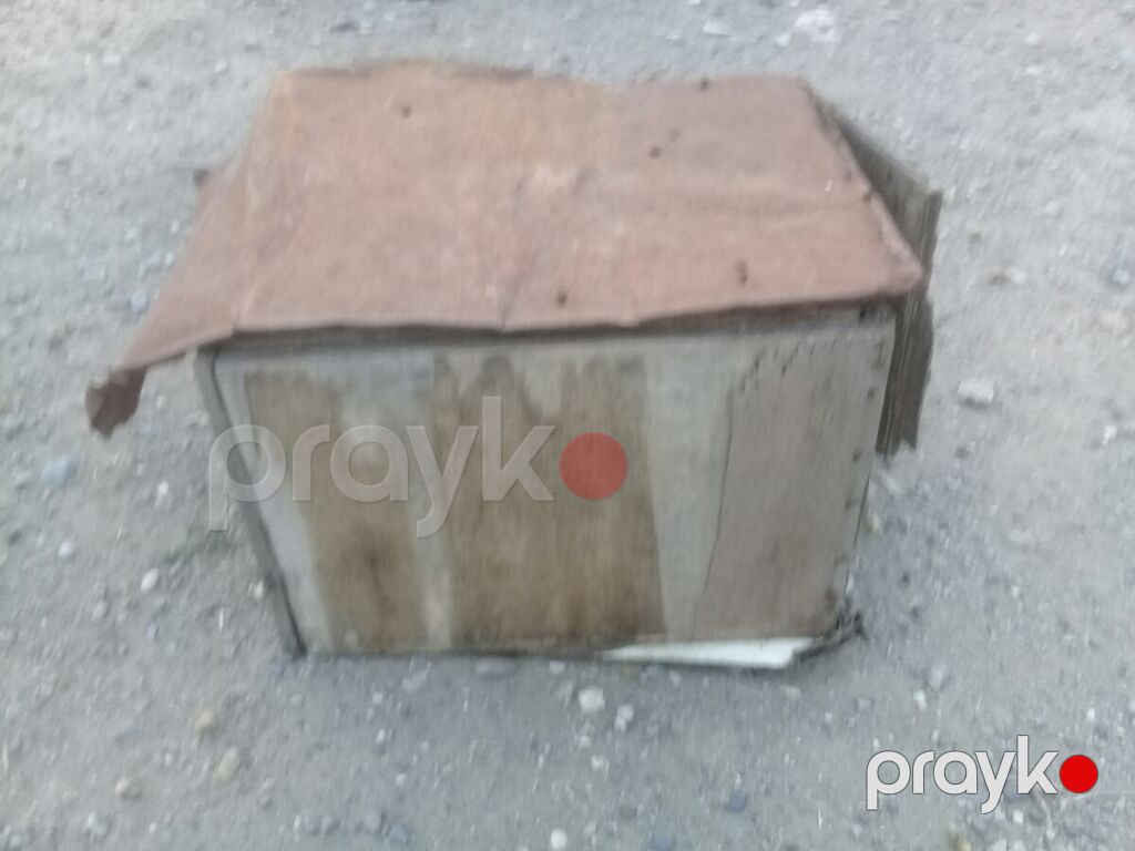 Taxta heyvan evi/qəfəs - Material: taxta korpus, üst hissə nəm — Kunalar, Tərtər (2)