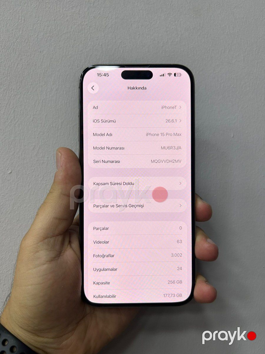 Apple iPhone 15 Pro Max Natural Titanium 256GB/8GB — Smartfonlar, Bakı (3)