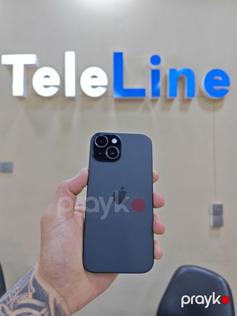 IPhone 15, 128 GB, Black Titanium, Zəmanət, Simsiz şarj, Face ID — Bakı