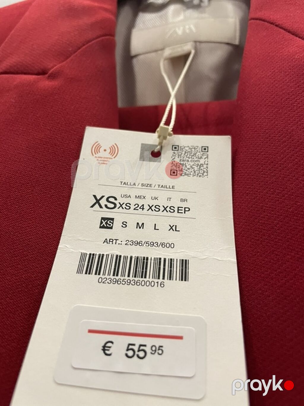 Zara qadın kostyum dəsti – qırmızı rəng - Brend: Zara - Model: Blazer — Kostyum, Bakı (7)