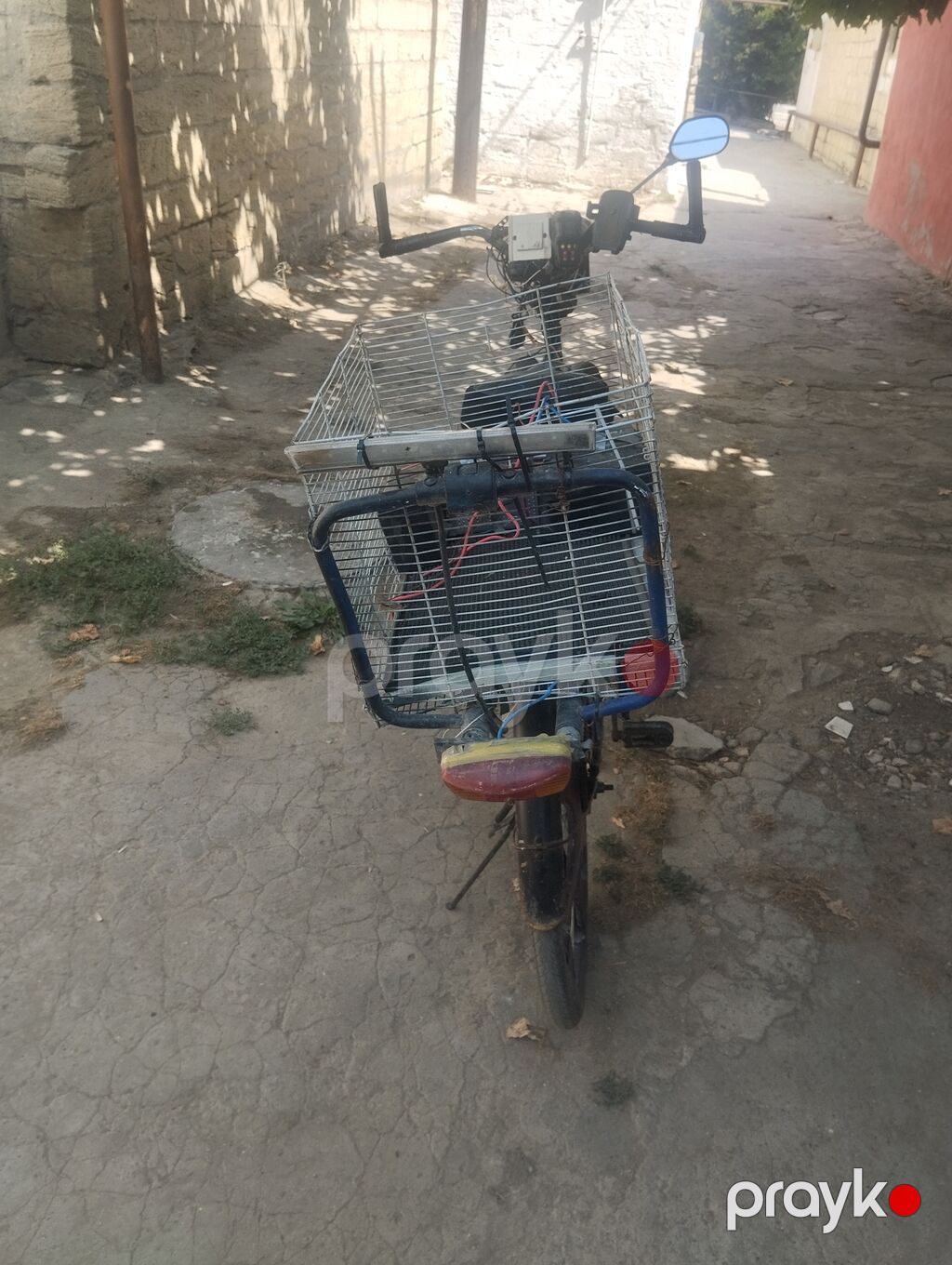Yük daşımaq üçün modifikasiya olunmuş elektrik velosipedi — Elektrik velosipedləri, Bakı (2)