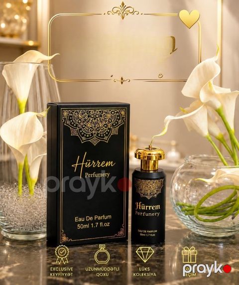 Hurrem Perfumery Essential kişilər üçün ətir suyu 50 ml — Bakı