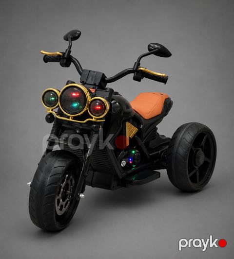 Uşaq elektrik motosikleti RQSC002, qara — Bakı