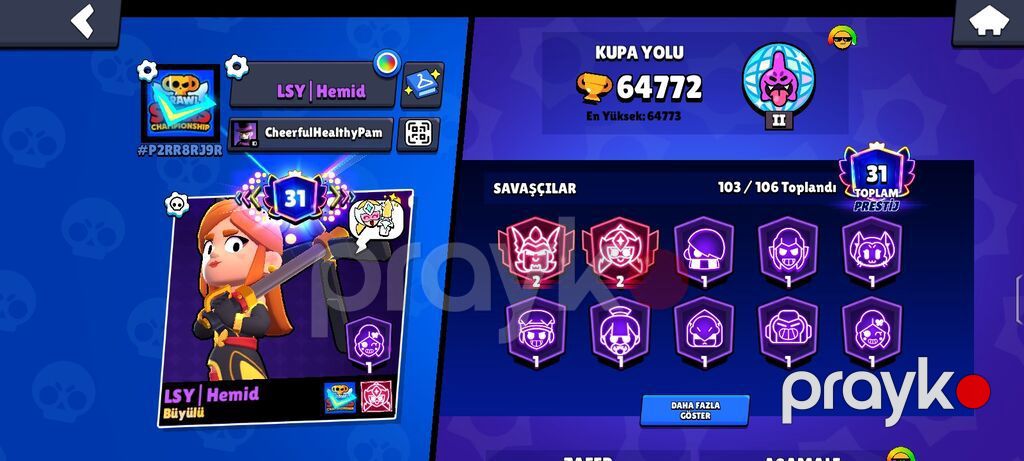 Brawl Stars oyun hesabı – yüksək göstəricilər və zəngin kontet real — Şəxsi əşyalar, Gəncə (3)