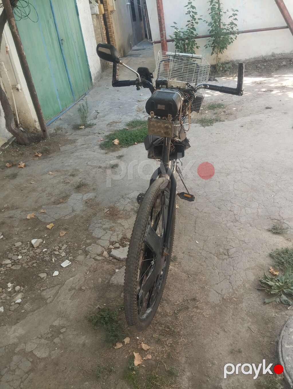 Yük daşımaq üçün modifikasiya olunmuş elektrik velosipedi — Elektrik velosipedləri, Bakı (6)