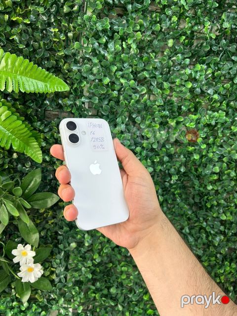 Apple iPhone 16 White 128GB/8GB — Bakı
