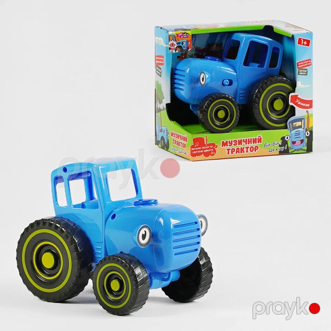 Musiqili traktor, göy, kauçuk, 1+ — Mallar, Bakı (2)