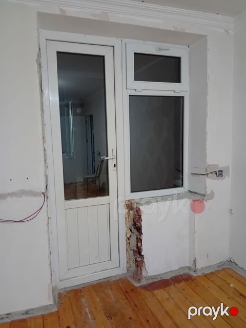 PVC qapı-pəncərə dəsti - Material: Ağ PVC profilli - Komplekt: 1 ədəd — Bakı