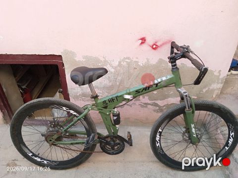 Saft dağ velosipedi - Çərçivə: qatlanan (folding) metal konstruksiya — Xırdalan