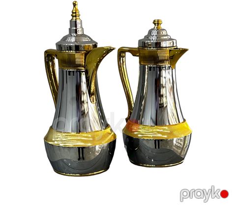 Termos-səhəng Najib NJ36, plastik, 1 l + 1 l, gümüşü, 2 ədəd — Bakı