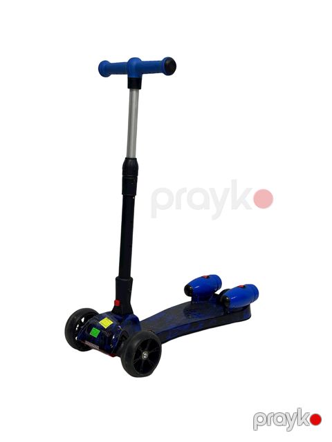 Uşaqlar üçün samokat Scooter-002 Black/Blue — Bakı