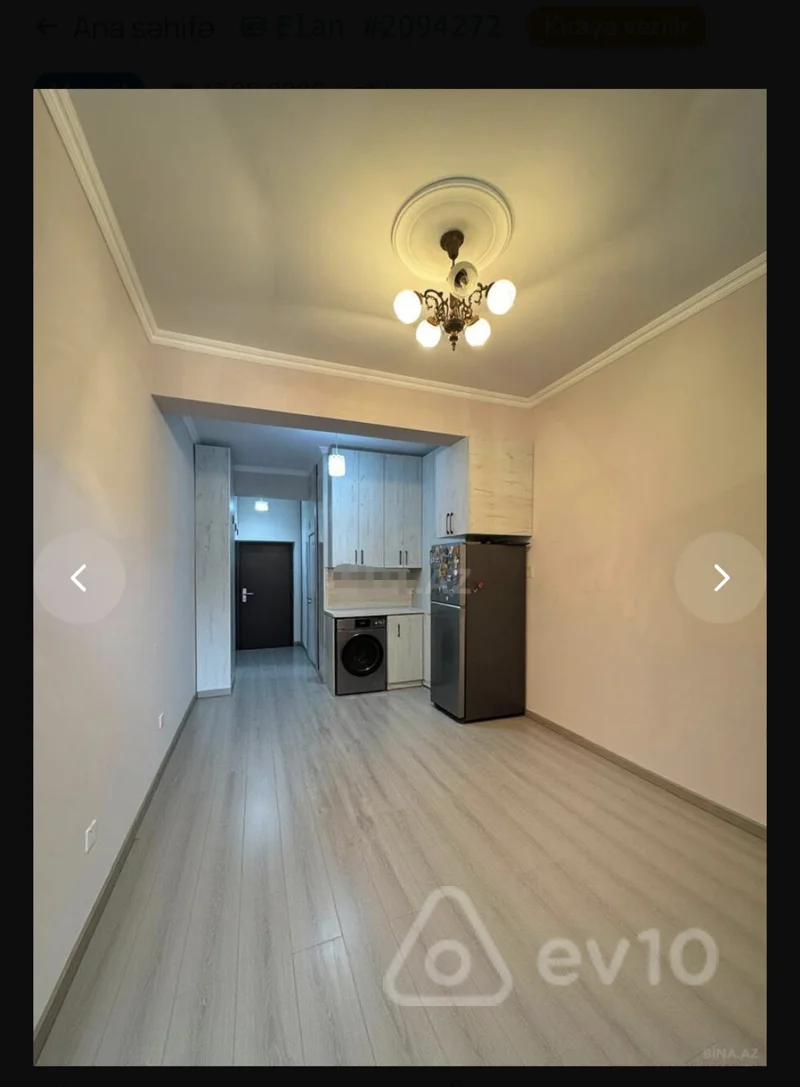 2 otaqlı mənzil, 40 m², Süleyman Rüstəm küçəsi — kirayə — Mənzil, Bakı (6)