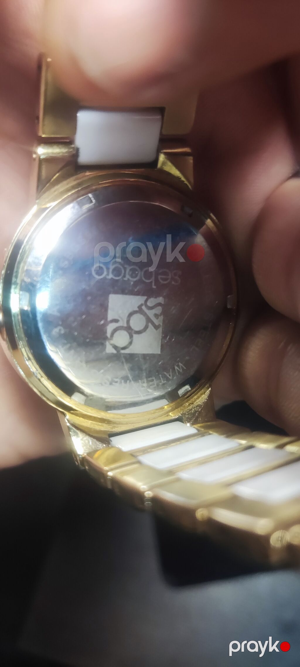 Orig.Sebago qol saatı - Korpus: metal qızılı tonlu, ağ keramik — Qol saatları, Bakı (2)