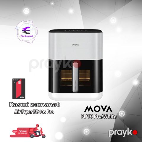 Fritür Mova Air Fryer FD10s Pro White FD10 Pro/White — Bakı