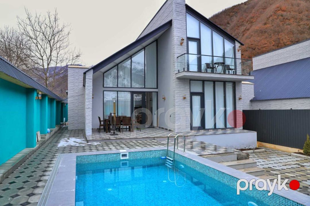 İcarəyə verilir 4 otaqlı həyət evi/bağ evi 100 m² — Ev, villa, Qax (3)