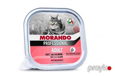 Pişiklər üçün nəm yem Morando Adult, qızılbalıq ilə, 100 q — Bakı