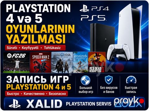 PlayStation 5 oyunlarının yazılması — Bakı