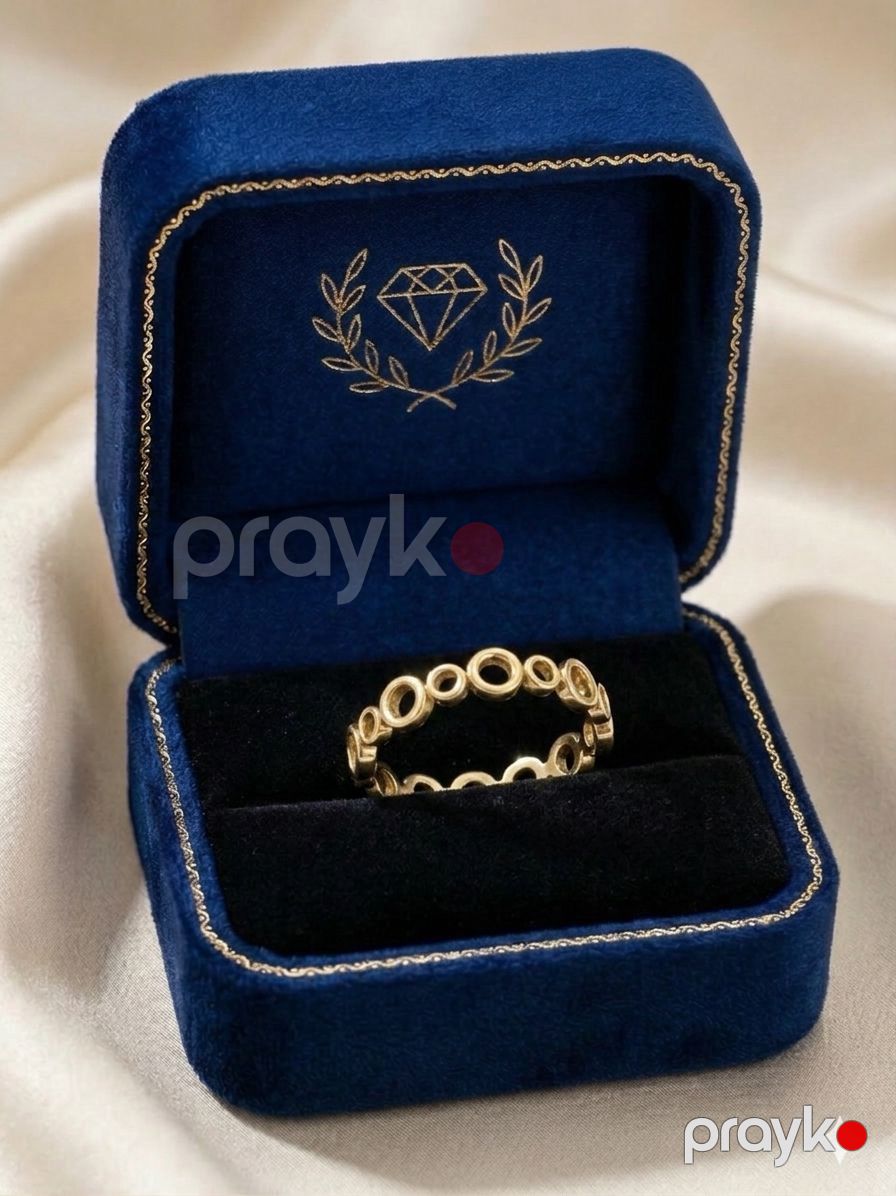 Qızıl üzük halqalı 585 əyar — Mallar, Bakı (2)