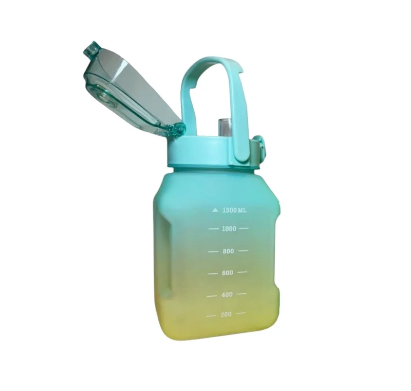 İdman su qabı, rəngbərəng WS1269, 1500 ml — Bakı