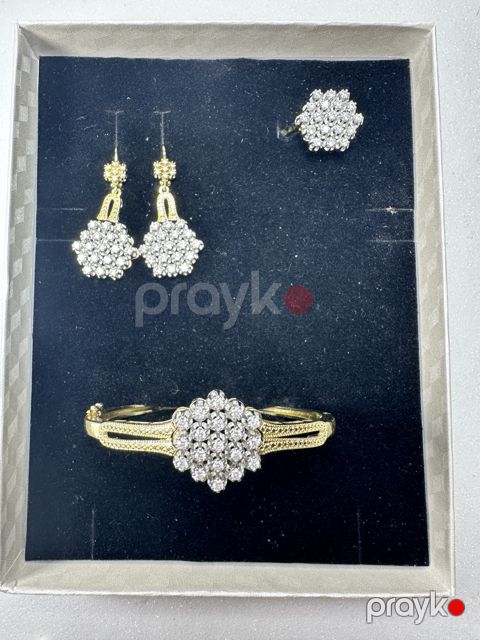 Bijuteriya dəsti Xuping Jewelry Qolbaq və sırğa və üzük Qadınlar üçün, bijuteriya ərintisi Kulonlu zəncir 2026-885986 — Bakı