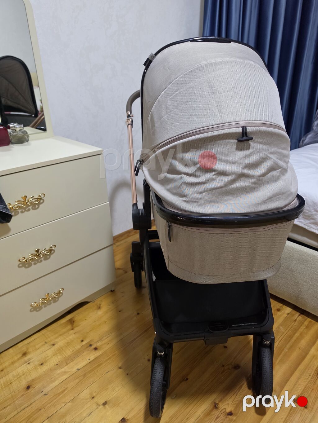 Kidilo uşaq beşiyi/kiçik yelləncək-kolibə komplekti - Yumşaq beşik — Bəşikləri, Digah (8)