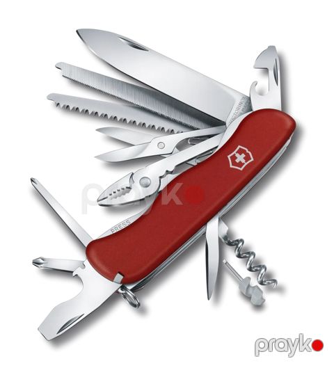 Çoxfunksiyalı bıçaq Victorinox Work Champ 0.8564, 111 mm, qırmızı, 21 funksiya — Bakı