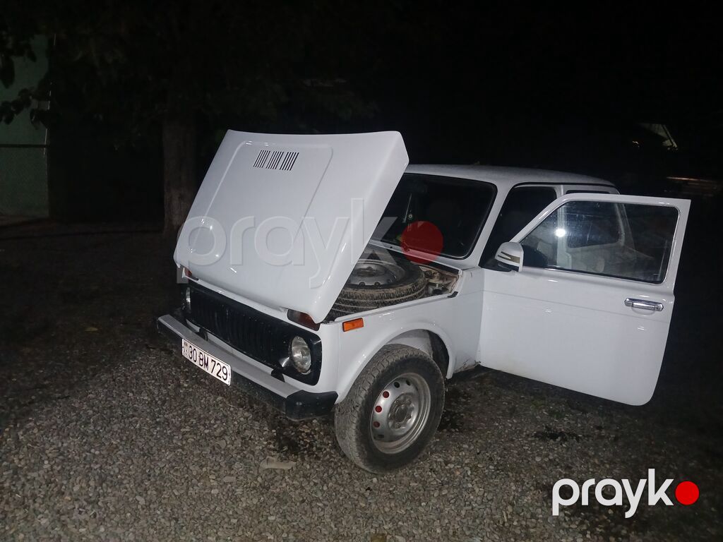 Model: Lada Niva (VAZ 2121) Kuzov: 3 qapılı, ağ rəng Ötürücü: Tam — Avtomobillər, Bərdə (5)