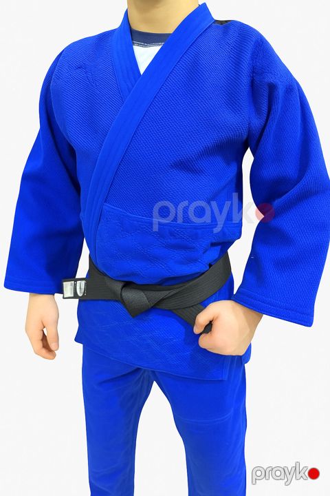 Cüdo məşqi üçün kimono Green Hill 1000qr göy, 170 — Bakı