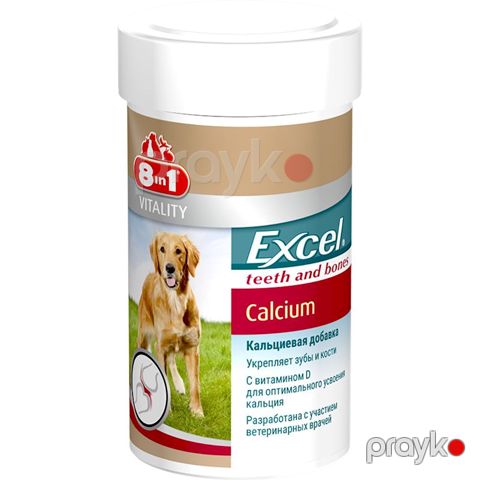 Kalsium 8in1 Excel Calcium itlər üçün, 5 həb — Bakı