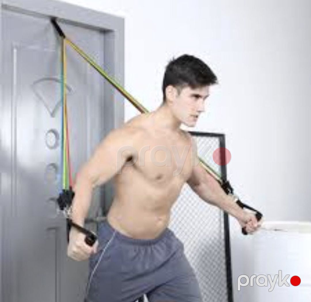 Fitnes məşqləri üçün müqavimət rezin lent dəsti — İdman, hobi, istirahət, Bakı (4)