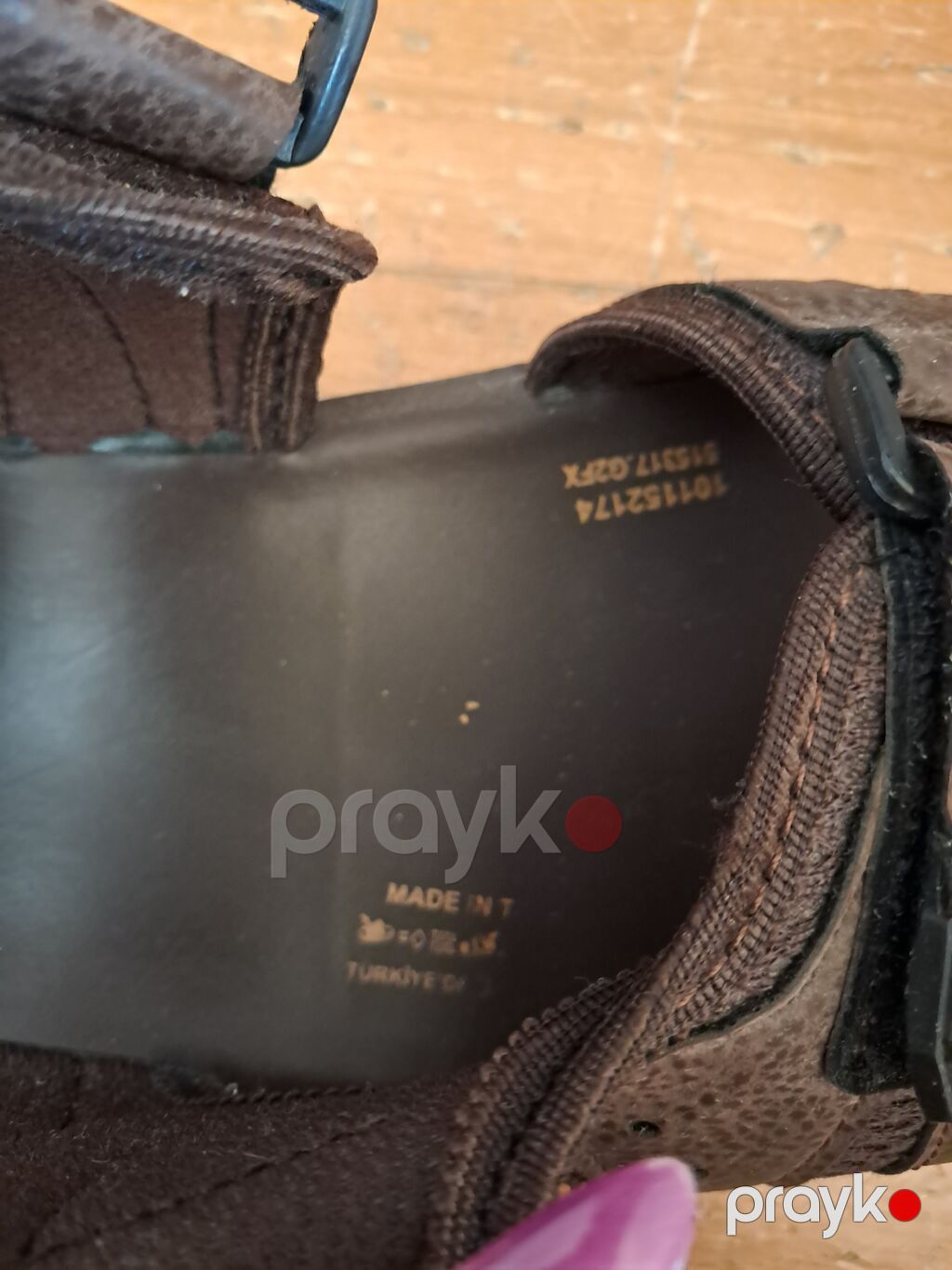 Polaris brendinin “Sport” model sandalları - Rəng: tünd qəhvəyi — Sandalya, Bakı (4)