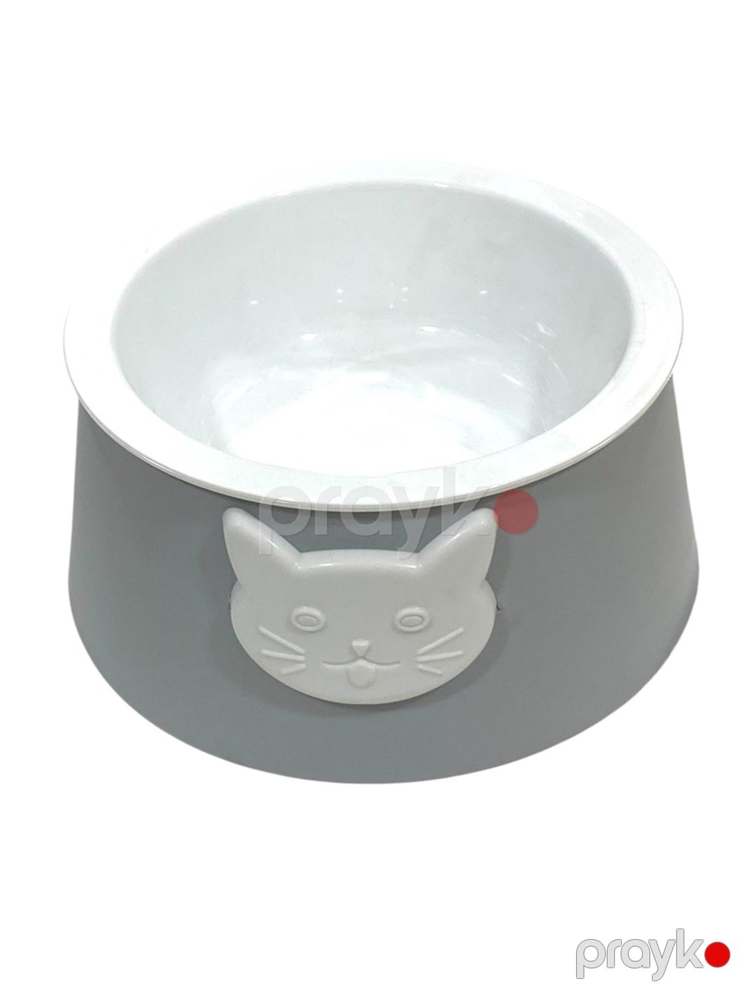 Pişiklər üçün yem qabı WS_K-522, Cat, ağ/boz — Mallar, Bakı (2)