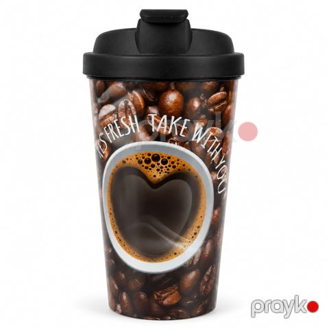 Stəkan 64551632, 450 ml, plastik, qəhvəyi — Bakı