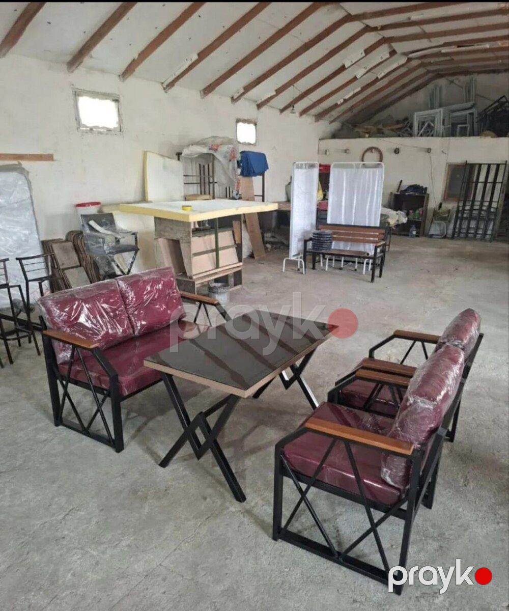 Dəmir divan və kreslolar — Mebel, Bakı (2)