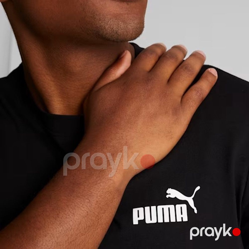 Kişilər üçün futbolka Puma Essentials, qara, pambıq, ölçü M — Mallar, Bakı (2)