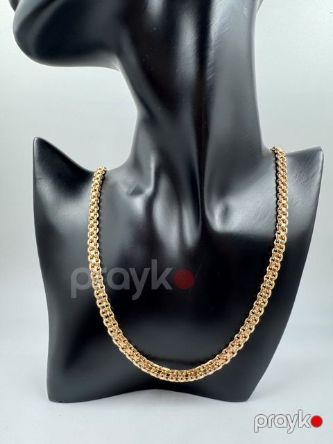 Boyunbağı Xuping YEN1, qadınlar üçün, paslanmayan polad, çəhrayı qızıl, 450 mm — Bakı