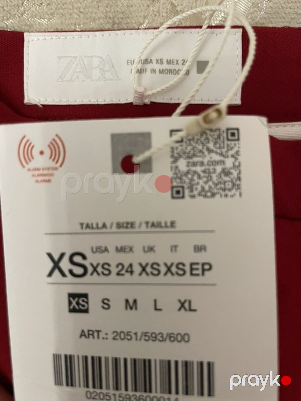 Zara qadın kostyum dəsti – qırmızı rəng - Brend: Zara - Model: Blazer — Kostyum, Bakı (3)