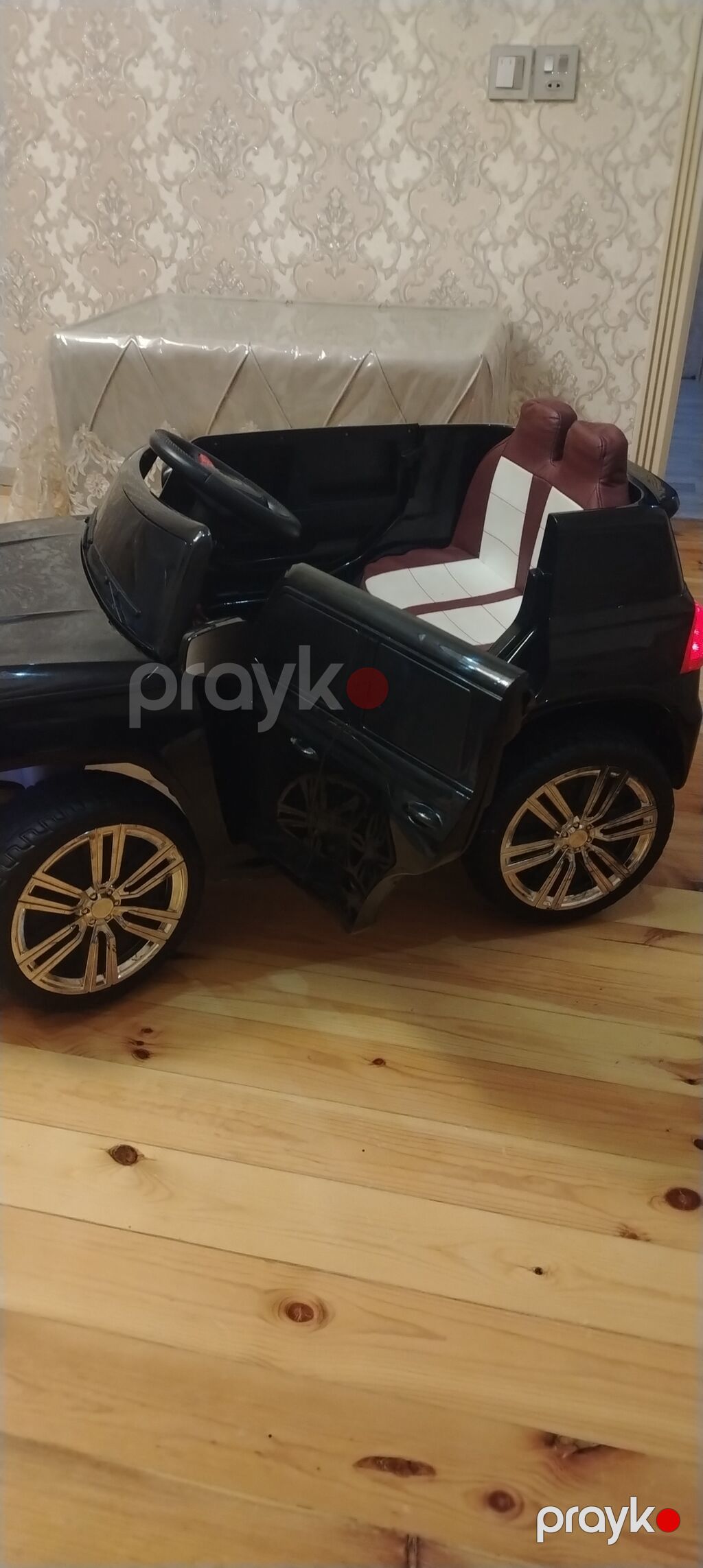 Uşaq elektrik maşını – Mercedes üslubunda, qara rəng Xüsusiyyətlər — Uşaq avtomobilləri, Mehdiabad (3)