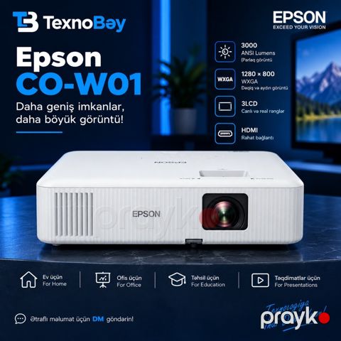 Epson CO-W01 proyektoru — Bakı