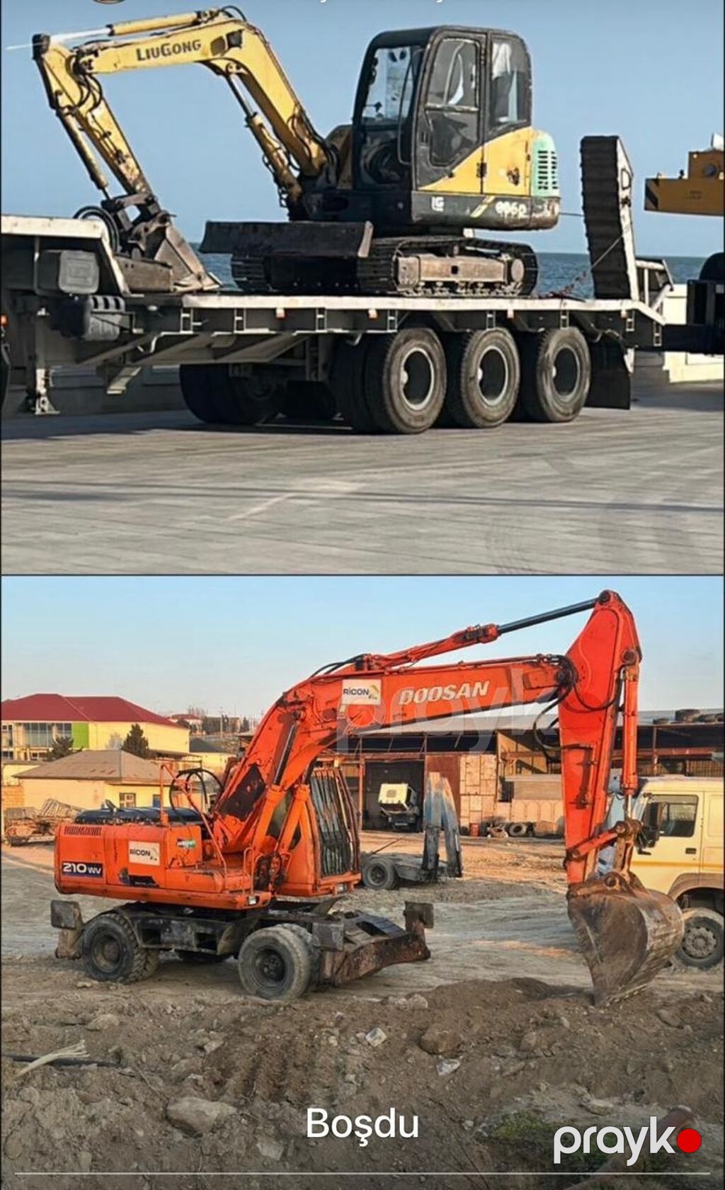 Traktor Xidməti Kiçik və iri traktorlar Təkərli və metal rezin — Ekskavatorlar, Bakı (9)