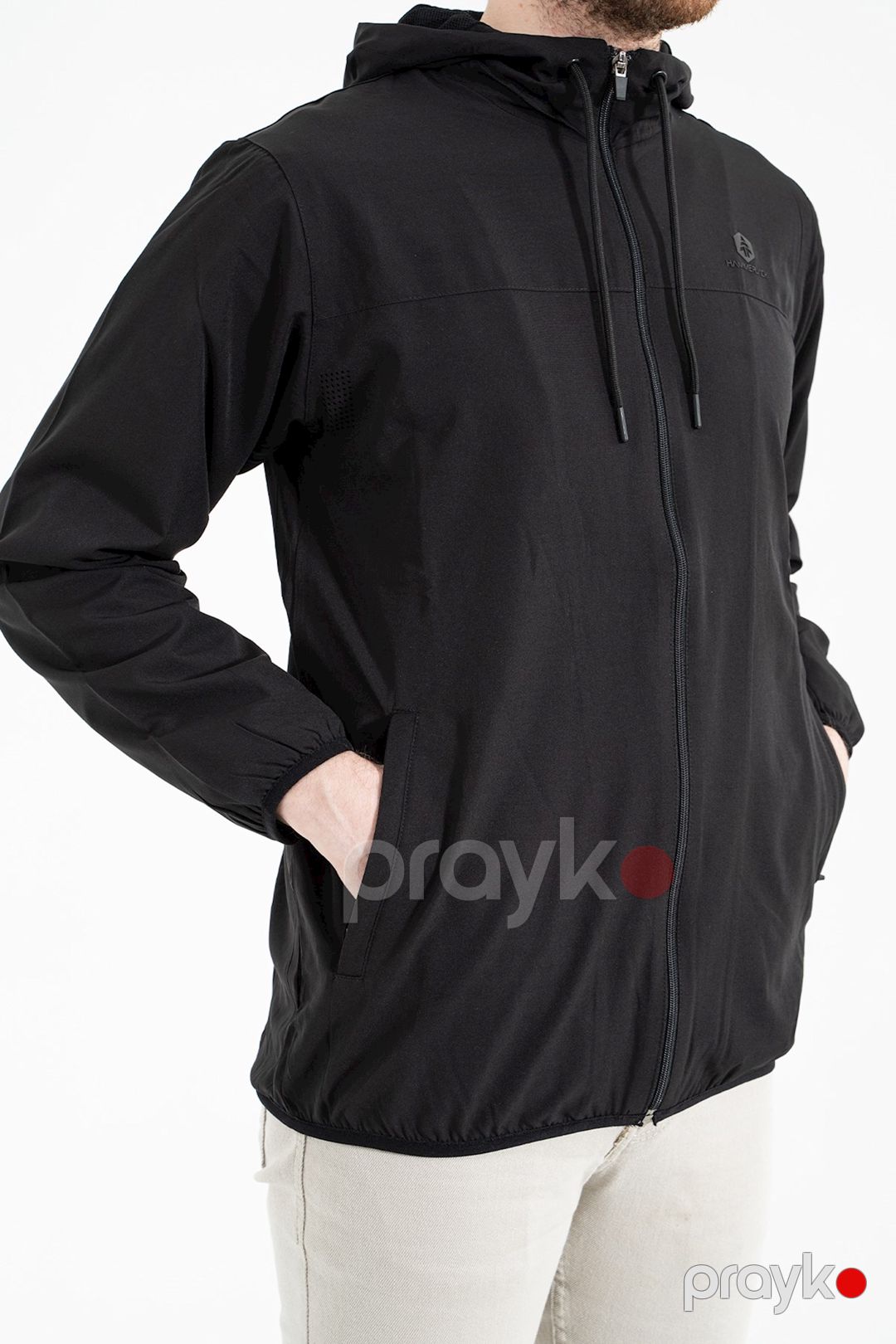 Kişilər üçün küləkkeçirməyən gödəkçə Hammer Jack 602 T69-E, qara, polyester/elastan, ölçü XL — Mallar, Bakı (2)
