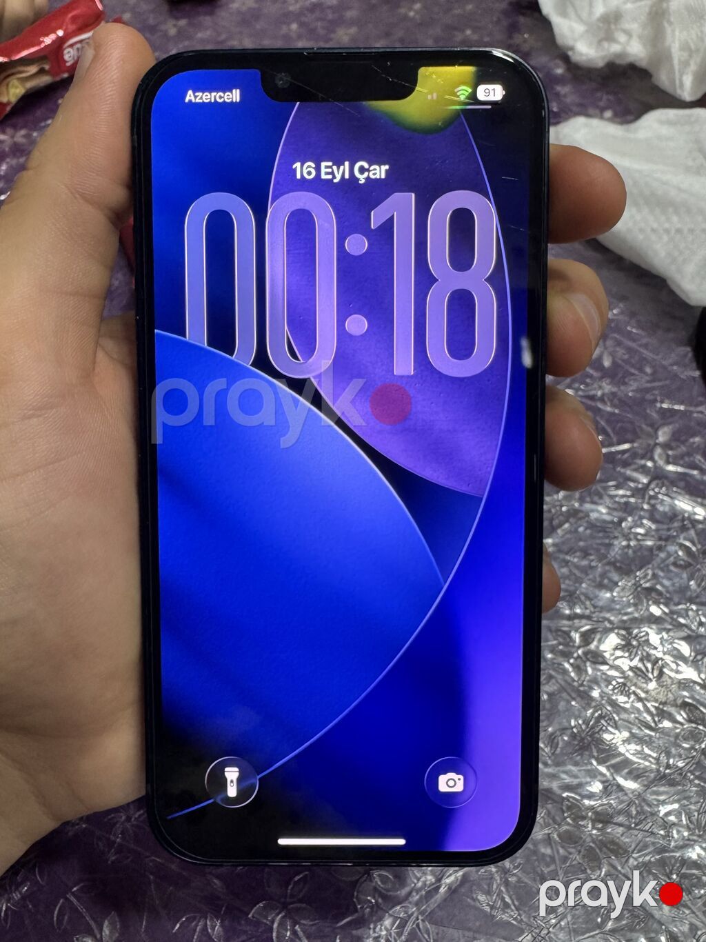 IPhone 13, 128 GB, Blue Titanium, Simsiz şarj, Face ID — Apple iPhone, Bakı (3)