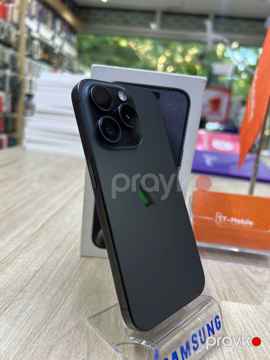 Apple iPhone 15 Pro Black Titanium 256GB/8GB — Smartfonlar, Bakı (2)