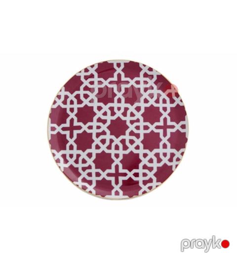 Boşqab Porland Morocco 04AP021467, farfor, bənövşəyi, 24 sm — Bakı