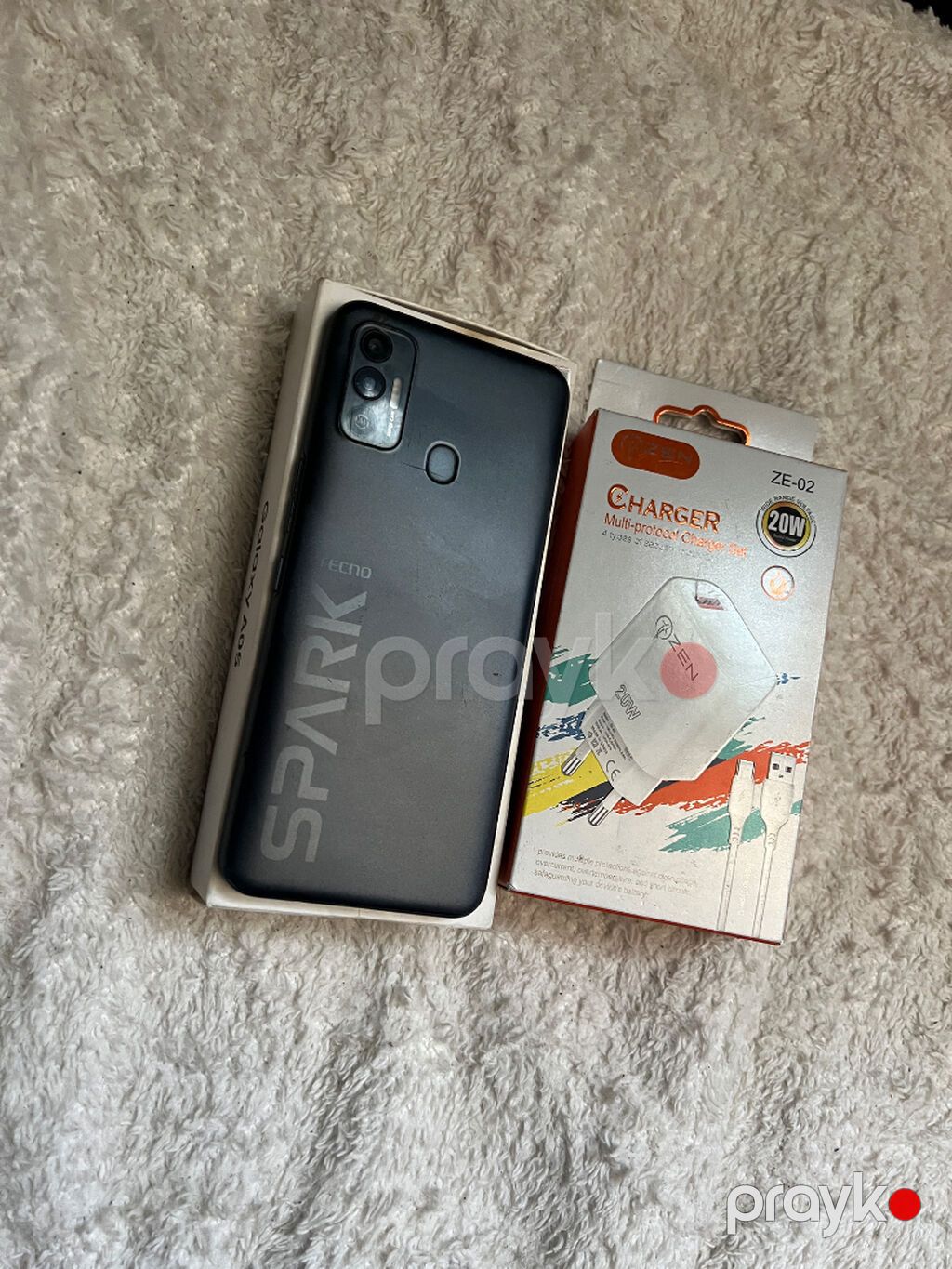 Tecno Spark 7, 32 GB, rəng - Qara, Sensor — Tecno, Bakı (6)