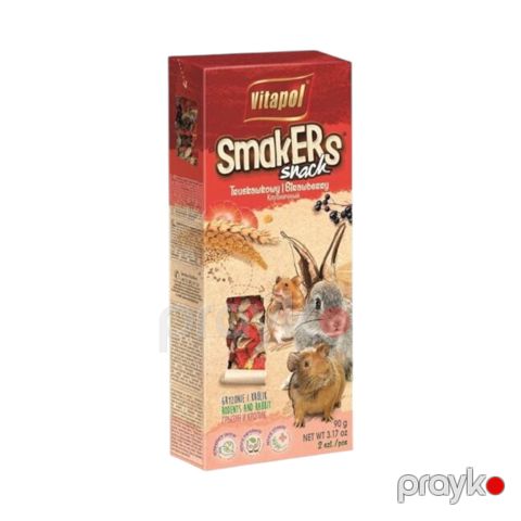 Gəmirici üçün sneklər Vitapol Smakers Strawberry, 2x90 q — Bakı