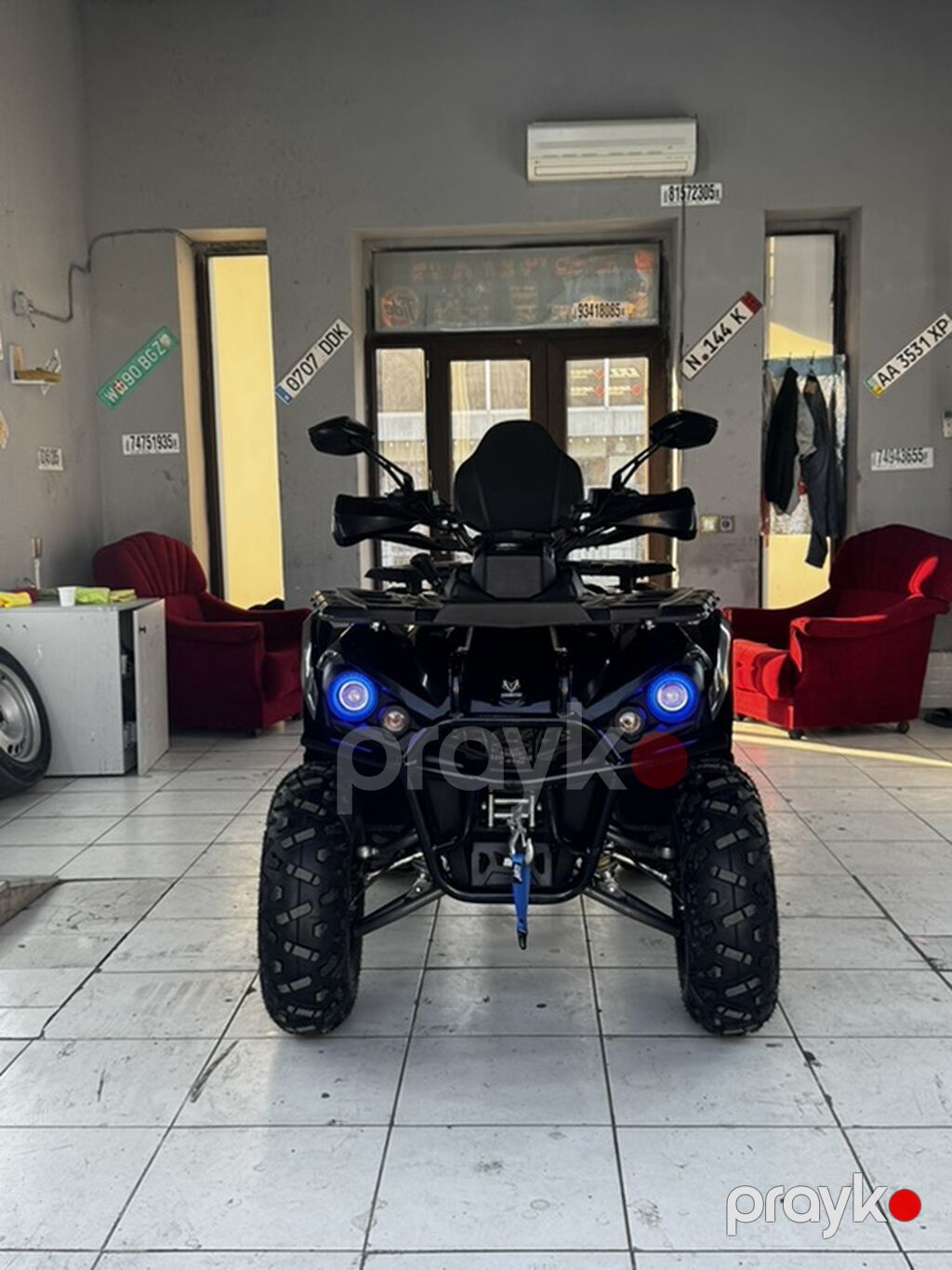 Mikilon 200 L pro (Tam Full versiya) Sükan qızdırıcı (Rul qızdırıcı) — Kvadrosikllər və baqqilər, Gəncə (3)