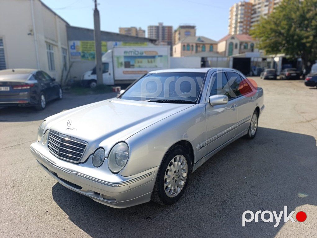 Mercedes E 240, 2.6 L, 2000 il, 384 636 km — Avtomobillər, Bakı (3)